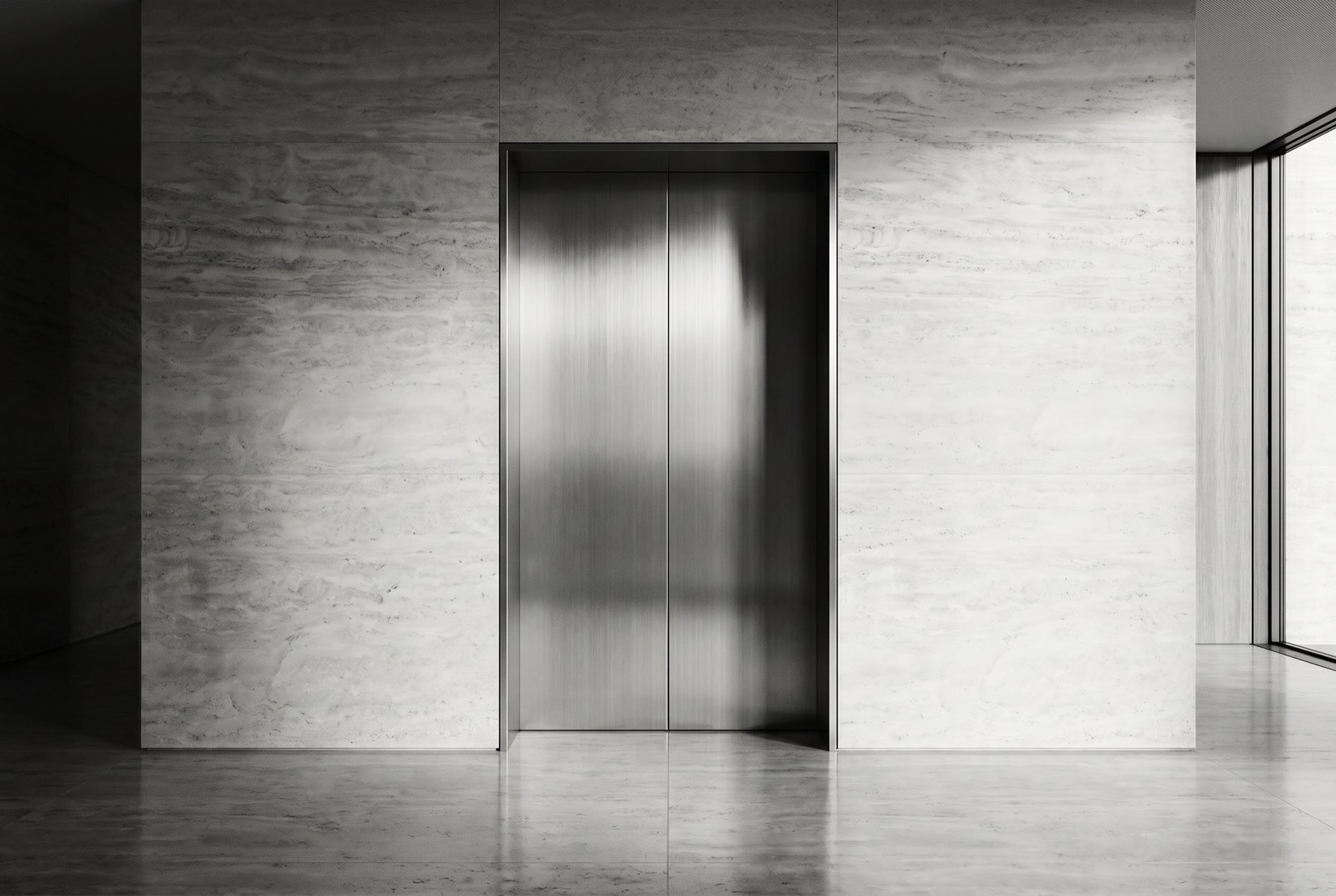 A private lift lobby