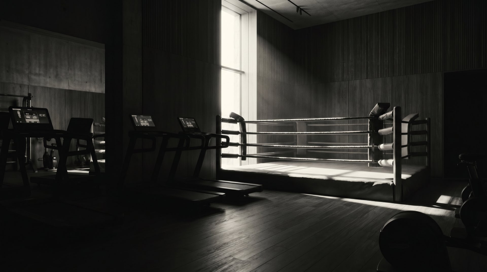 A gym of smart trainers and a boxing ring