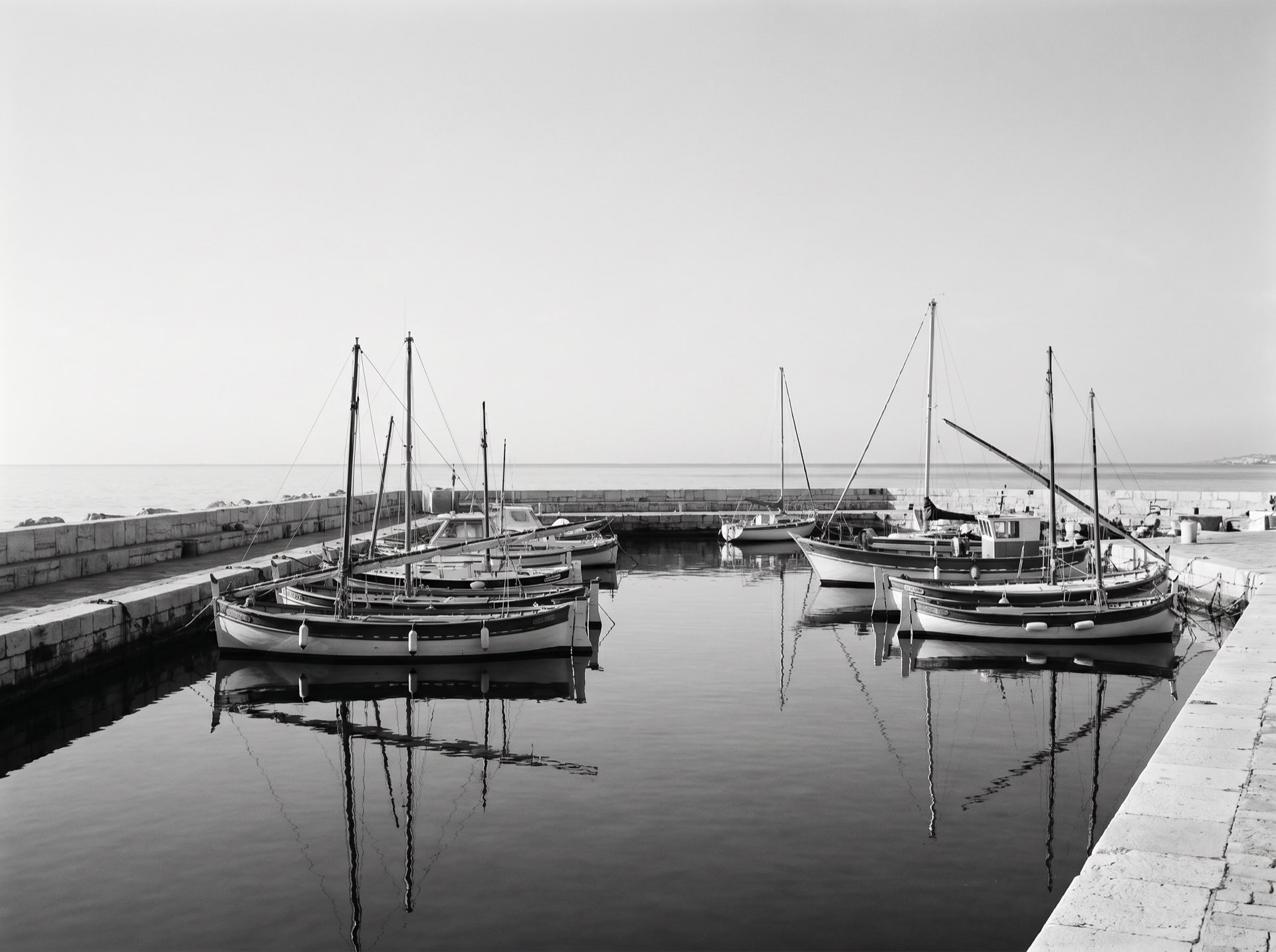 A harbour of small boats